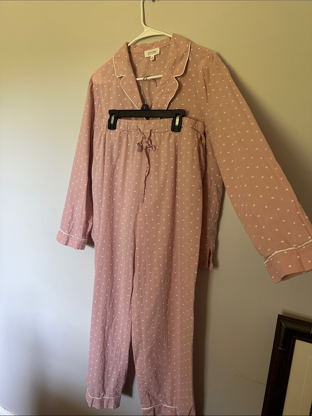 Haven Well Within Women’s Pink Polka Dot Two-Piece Pajama Set